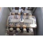 Hoofdschakelaar 250 Ampère + zekeringhouder. Used.